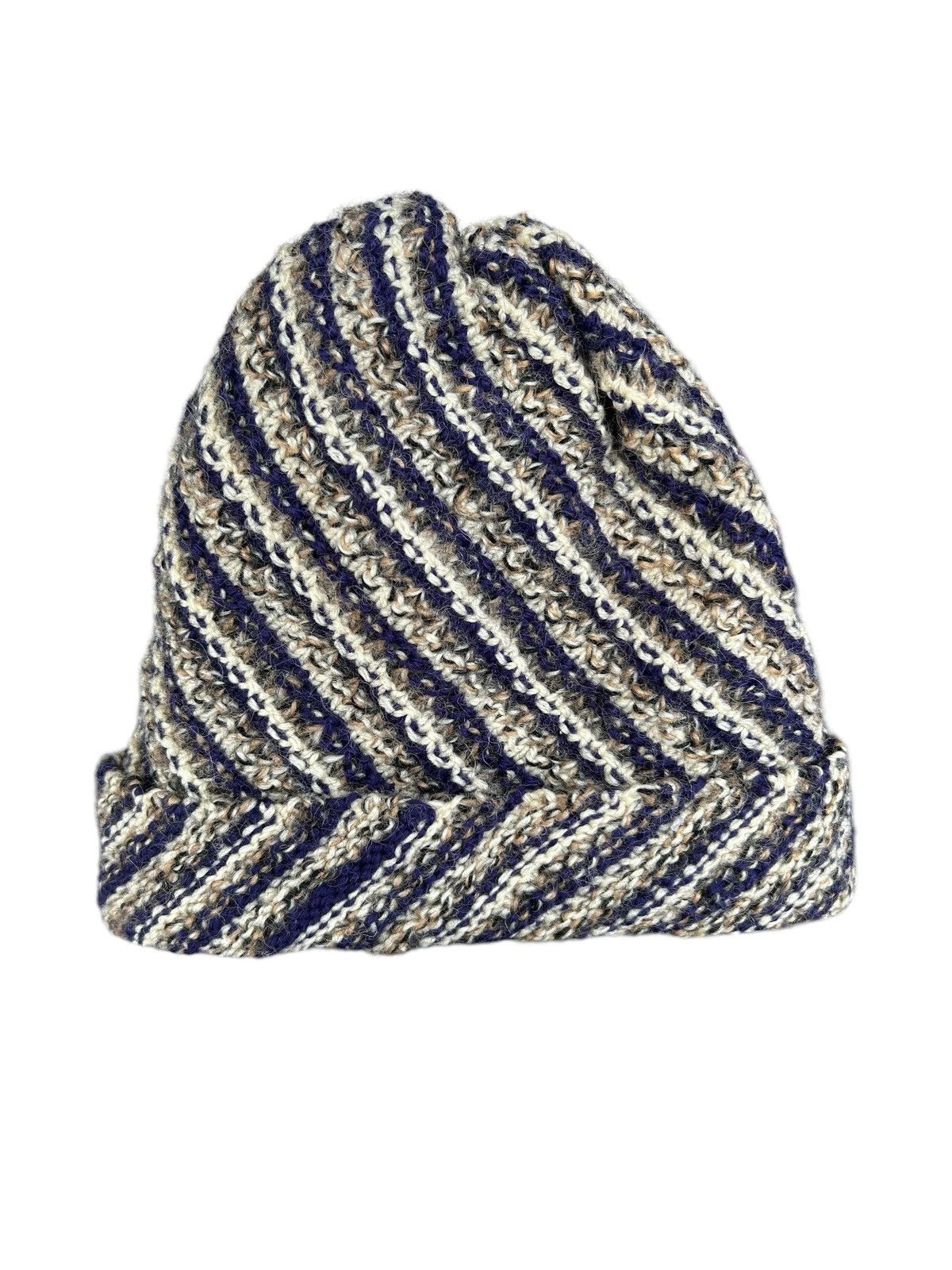 Japanese Brand × Kapital × Vintage Crochet knitted Hanmade Beanie Hats ☠️☠️ Size ONE SIZE - 4 Thumbnail