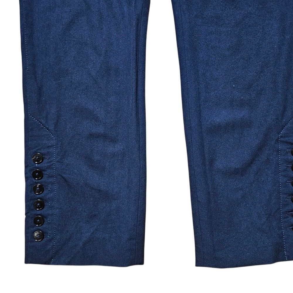 Joseph JOSEPH Navy Blue Capri Trousers Pants Side Leg Buttons 40 M Size 30" / US 8 / IT 44 - 2 Thumbnail