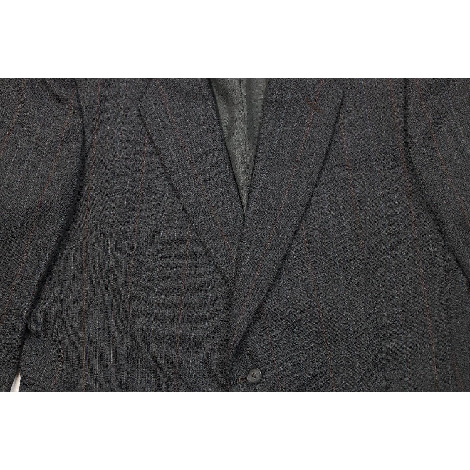 Vintage Vintage 70s Streetwear 2 Piece Worsted Wool Pinstriped Suit Size 42R - 4 Thumbnail