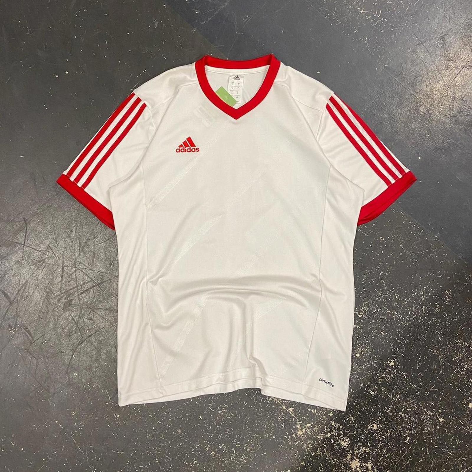 Adidas Vintage Red Adidas Football Soccer Jersey #6 Size US L / EU 52-54 / 3 - 1 Thumbnail