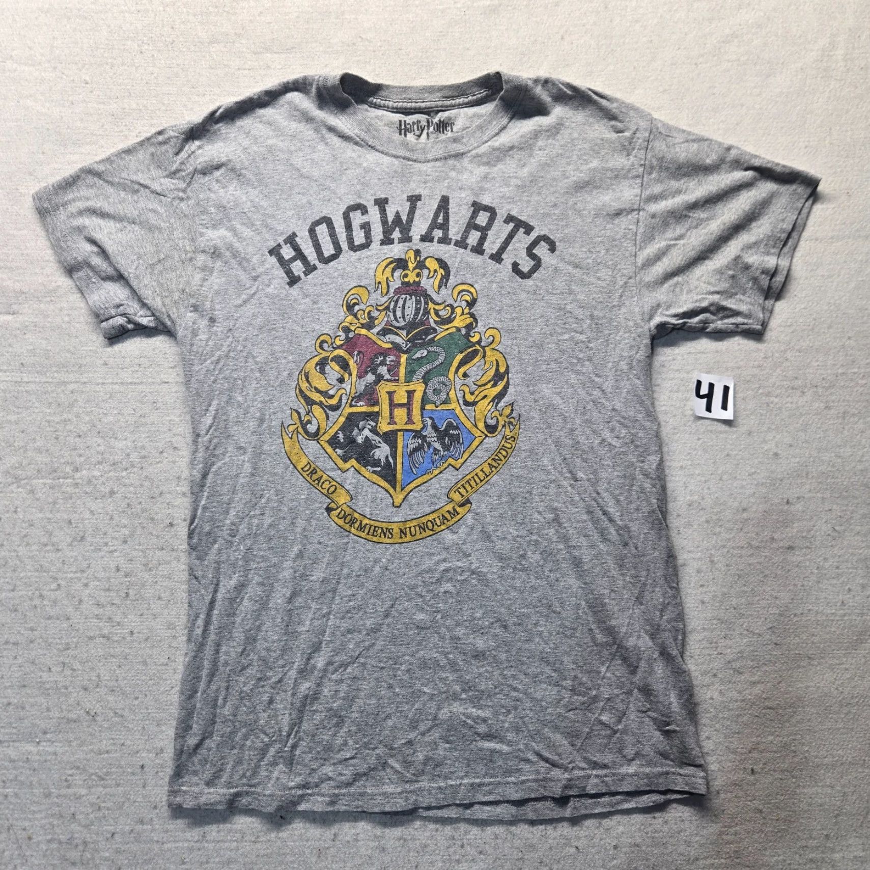 Vintage Harry Potter Shirt Gray Men's M Short Sleeve Crew Neck Graphic Size US M / EU 48-50 / 2 - 2 Thumbnail