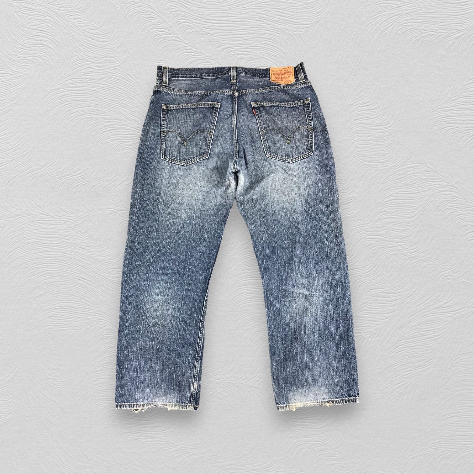 Levi's Vintage Levis 569 Jeans Faded Blue Denim KJ254 Size US 36 / EU 52 - 2 Thumbnail