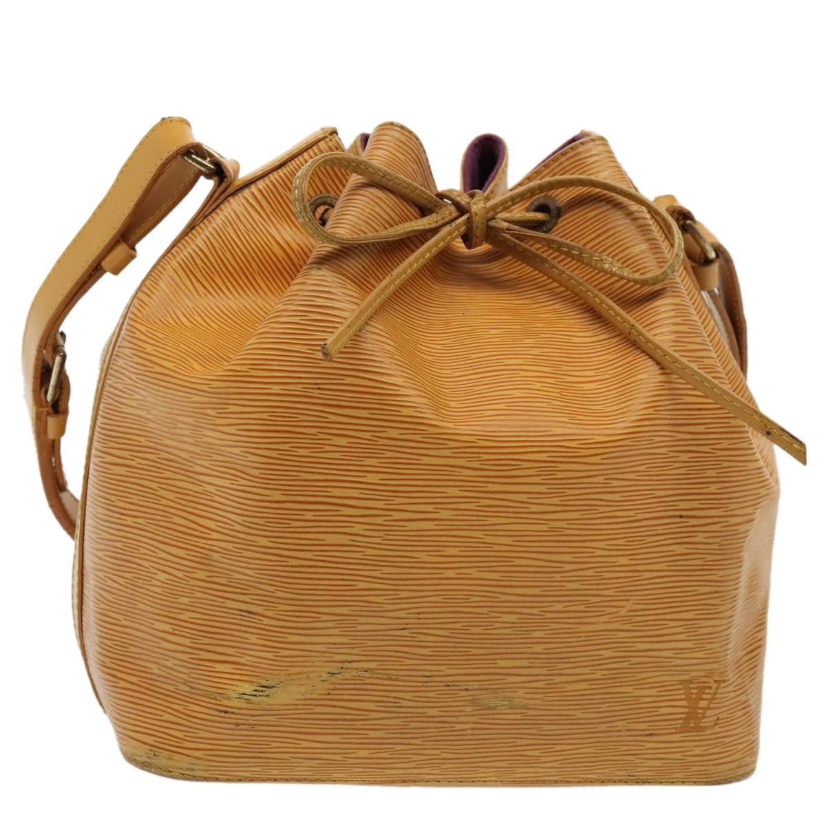 LOUIS VUITTON Epi Petit Noe Shoulder Bag Yellow M44102