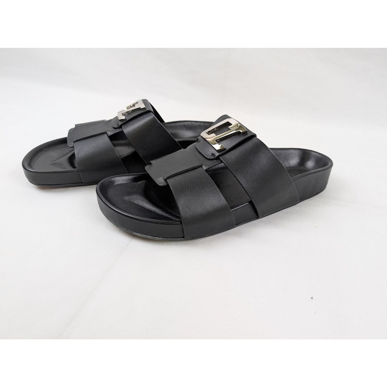 Christian Louboutin Dhabubizz Flat Slides in Black BNWB 42