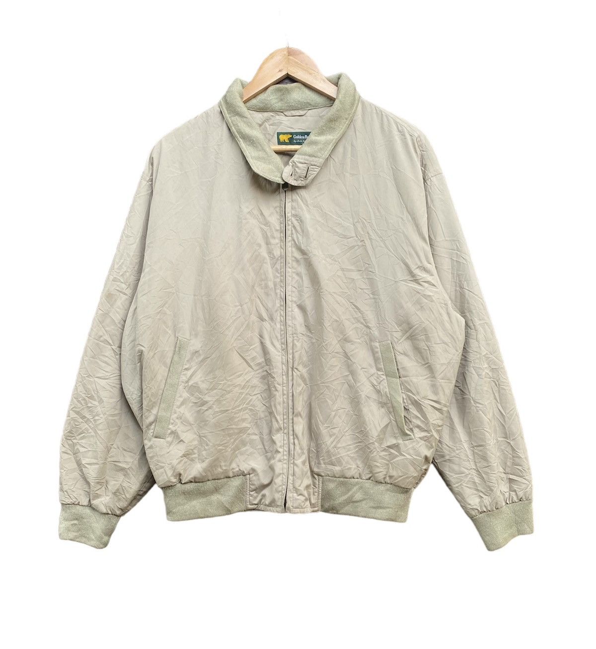 Golden Bear × Japanese Brand × Vintage Vintage Golden Bear Jack Nickland Zipper Jacket Size US L / EU 52-54 / 3 - 1 Thumbnail