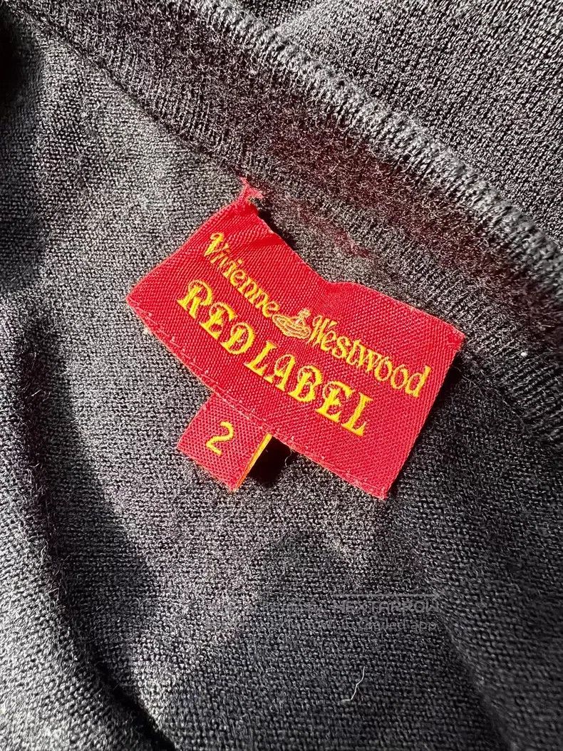 Vivienne Westwood Vivienne Westwood Gray and Red Plaid Graffiti Knit Open Ca Size M / US 6-8 / IT 42-44 - 6 Thumbnail