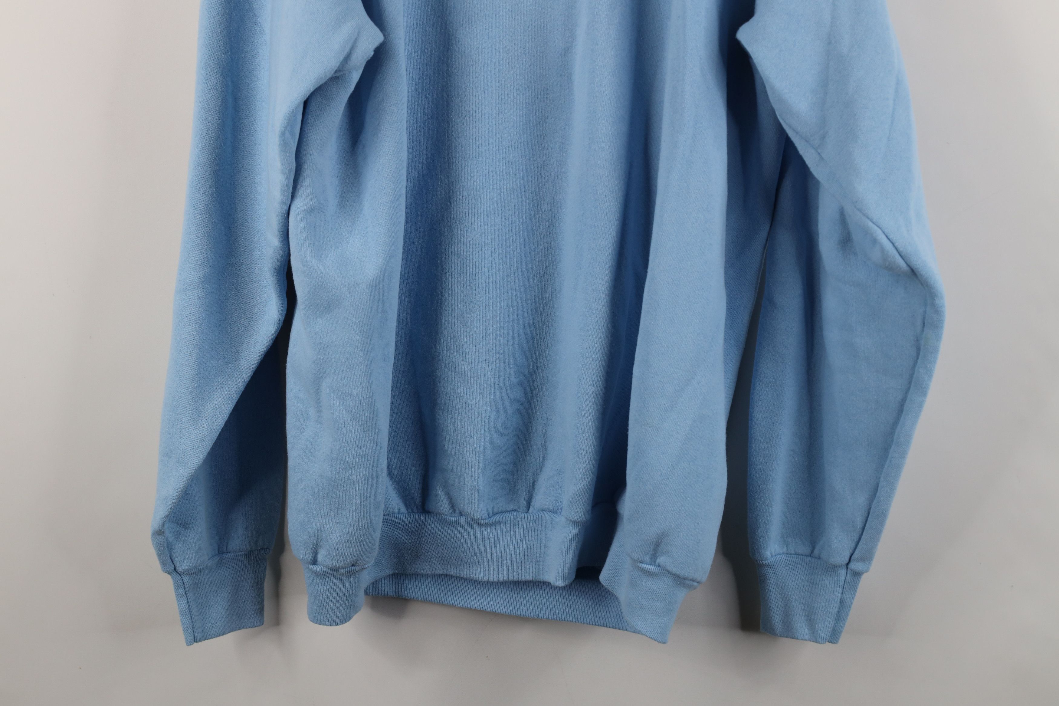 Vintage Vintage 80s 90s The Season Puff Paint Sweatshirt Blue USA Size XL / US 12-14 / IT 48-50 - 13 Thumbnail