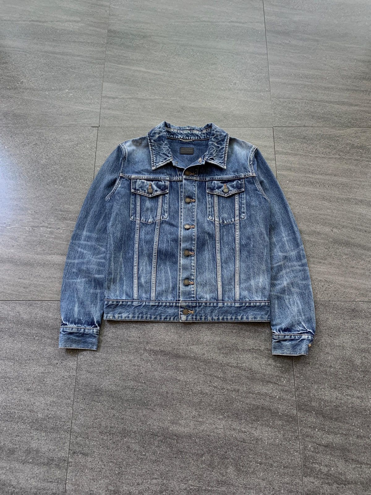 Hedi Slimane × Saint Laurent Paris STEAL!! Distressed Hedi Slimane