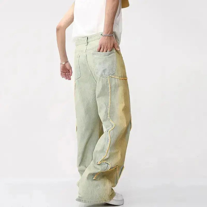 Japanese Brand High Street Male Fashion Vintage Jeans Trendy American Style Size US 32 / EU 48 - 2 Thumbnail