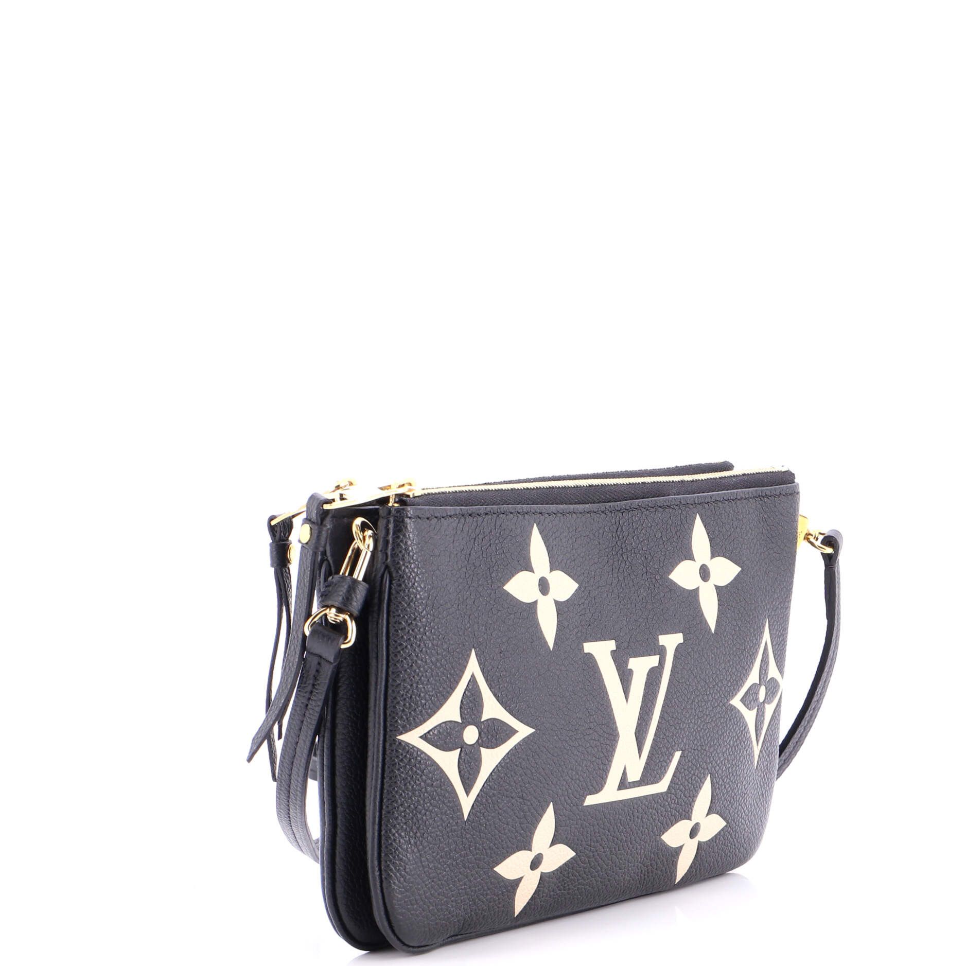Louis Vuitton Double Zip Pochette Bicolor Monogram Empreinte Giant Size ONE SIZE - 1 Thumbnail