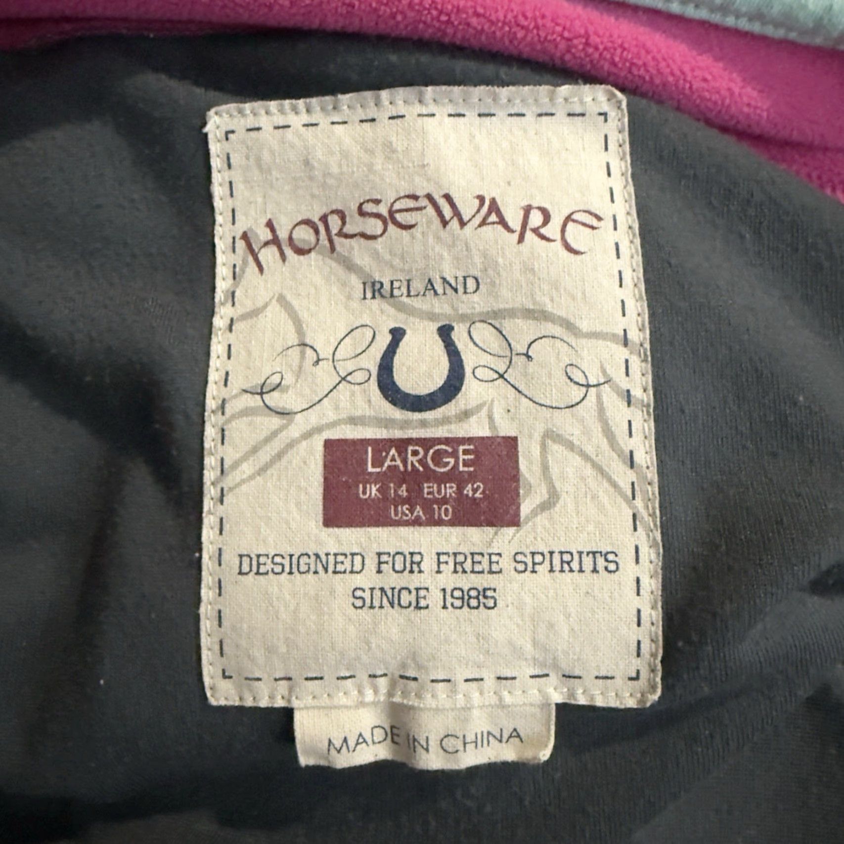 Vintage VINTAGE Horseware Gray 100% Polyester Half Zip-Up Horse Riding Jacket Womens Size 10 Size L / US 10 / IT 46 - 4 Thumbnail