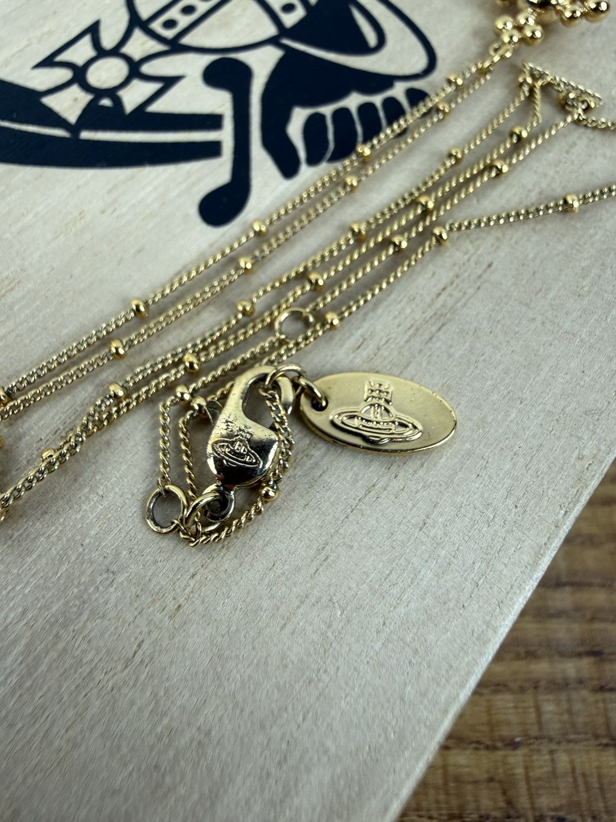 Vivienne Westwood Vivienne Westwood Omahyra Orb Molecule Necklace Pendant Gold Size ONE SIZE - 6 Thumbnail