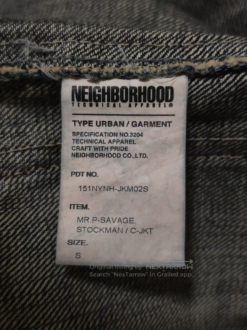 Neighborhood Neighborhood Denim Jacket Size US S / EU 44-46 / 1 - 9 Thumbnail