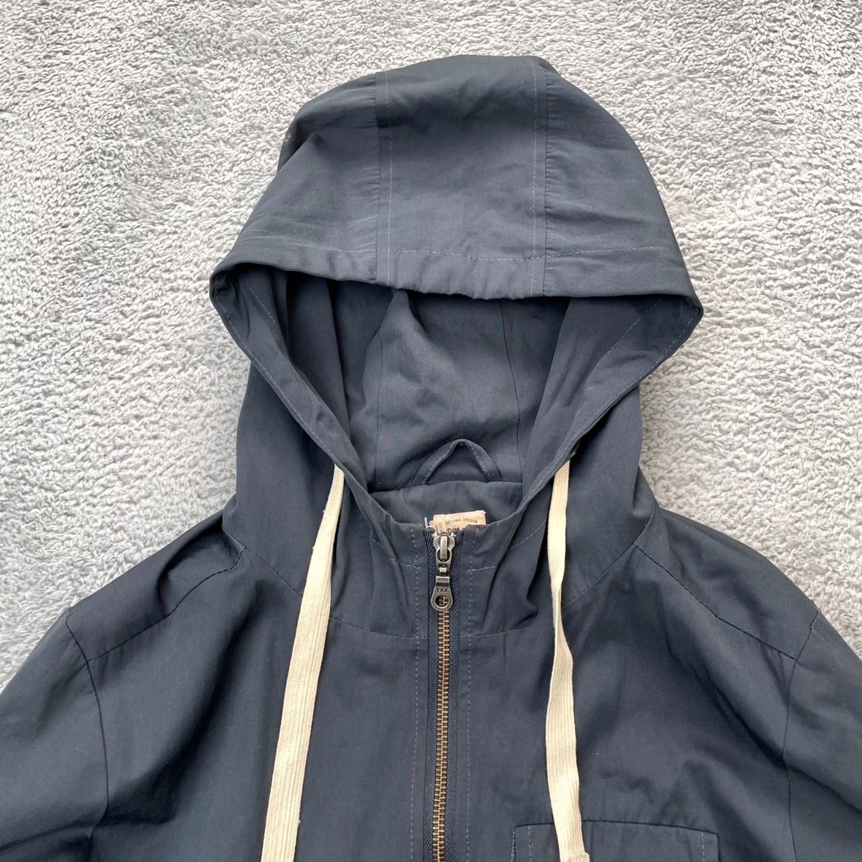 Vintage Bridge & Burn Jacket Womens Small Black Cotton Hooded Full Zip Coat Size S / US 4 / IT 40 - 3 Thumbnail