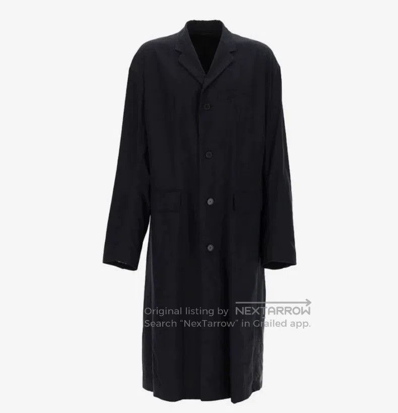 Balenciaga Balenciaga Minimalist Lapel Overcoat Size US S / EU 44-46 / 1 - 1 Thumbnail