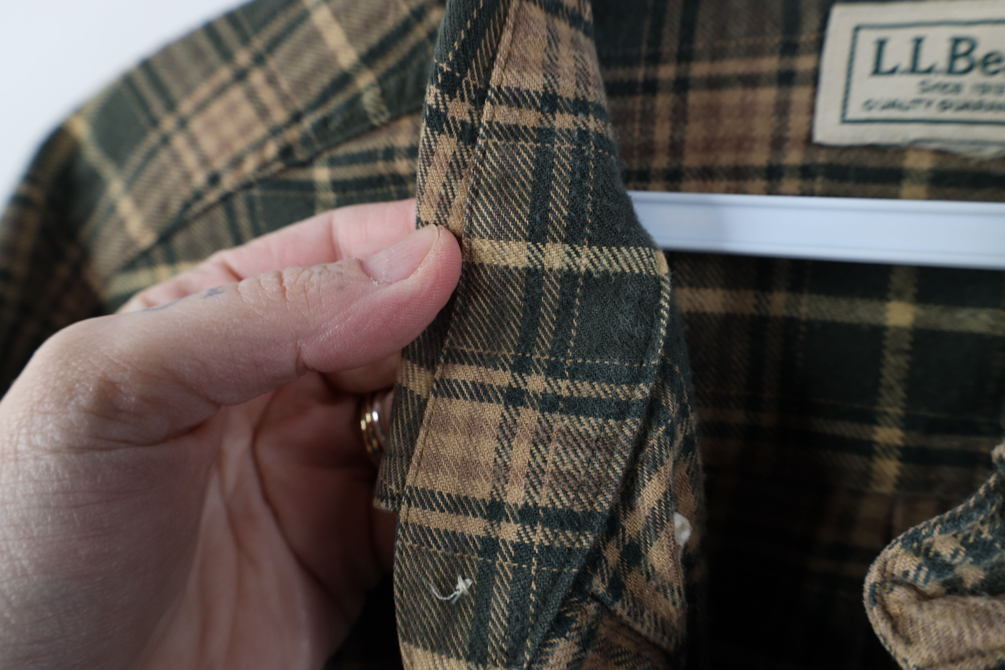 L.L. Bean Vintage 90s Y2K LL Bean Flannel Collared Button Down Shirt Size US XXL / EU 58 / 5 - 8 Thumbnail