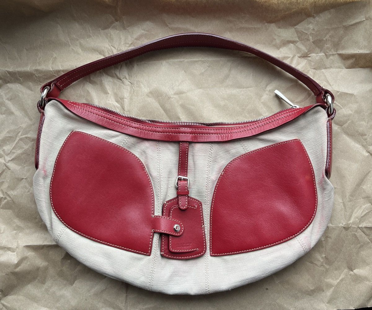 Bally BALLY Canvas Leather Hobo Bag Size ONE SIZE - 1 Thumbnail