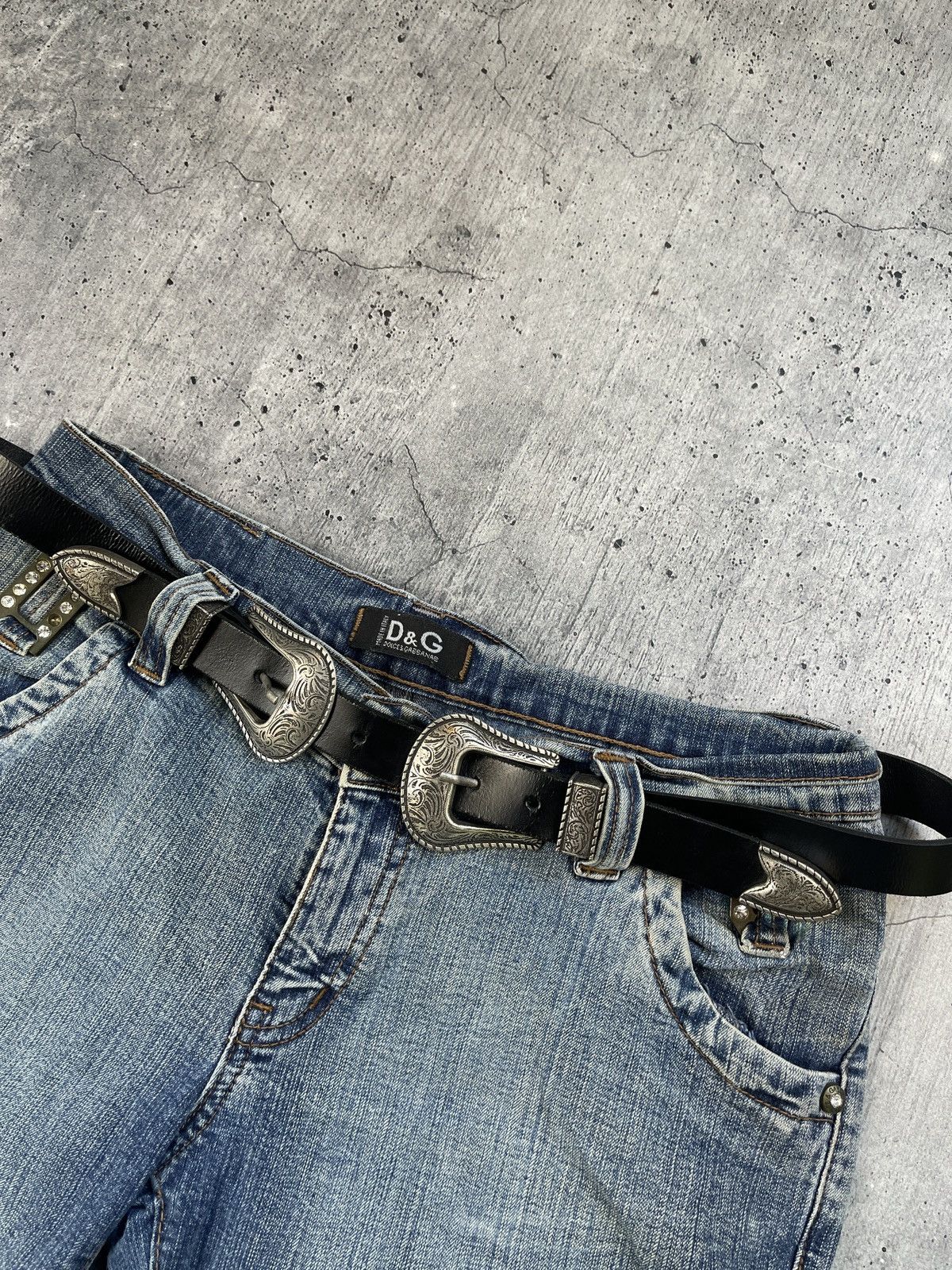 Japanese Brand × Vintage Y2k crazy double belt Size ONE SIZE - 2 Thumbnail