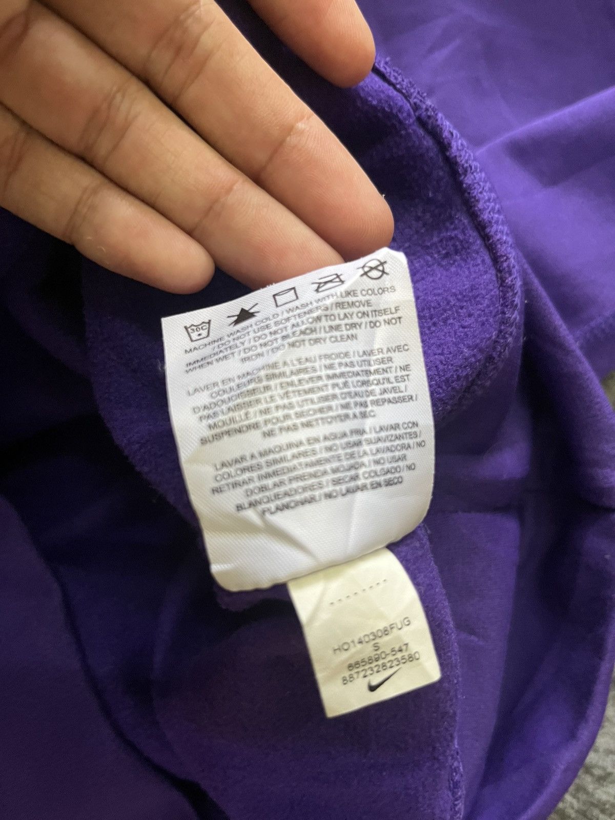 Nike × Vintage NIKE HOODIE BIG SWOOSH Size US S / EU 44-46 / 1 - 7 Thumbnail