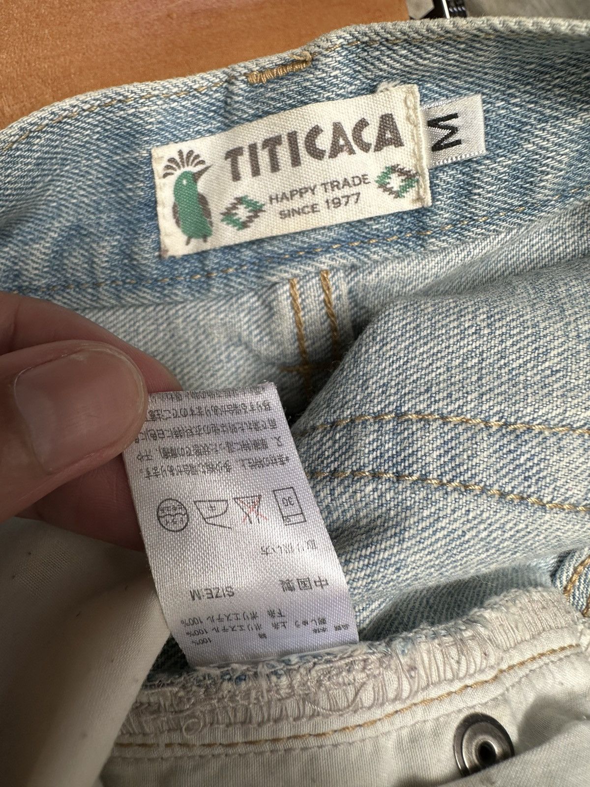 If Six Was Nine Vintage TITI CACA Navajo Western Denim Size US 33 - 6 Thumbnail