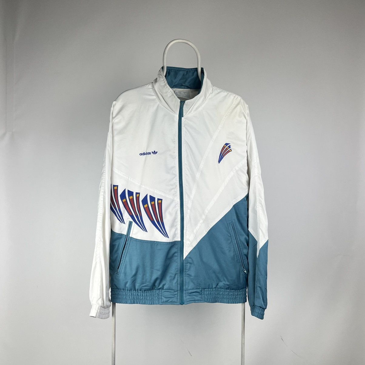 Adidas Vintage 90s ADIDAS Stefan Edberg Track Jacket Full Zip Large Size US L / EU 52-54 / 3 - 1 Thumbnail