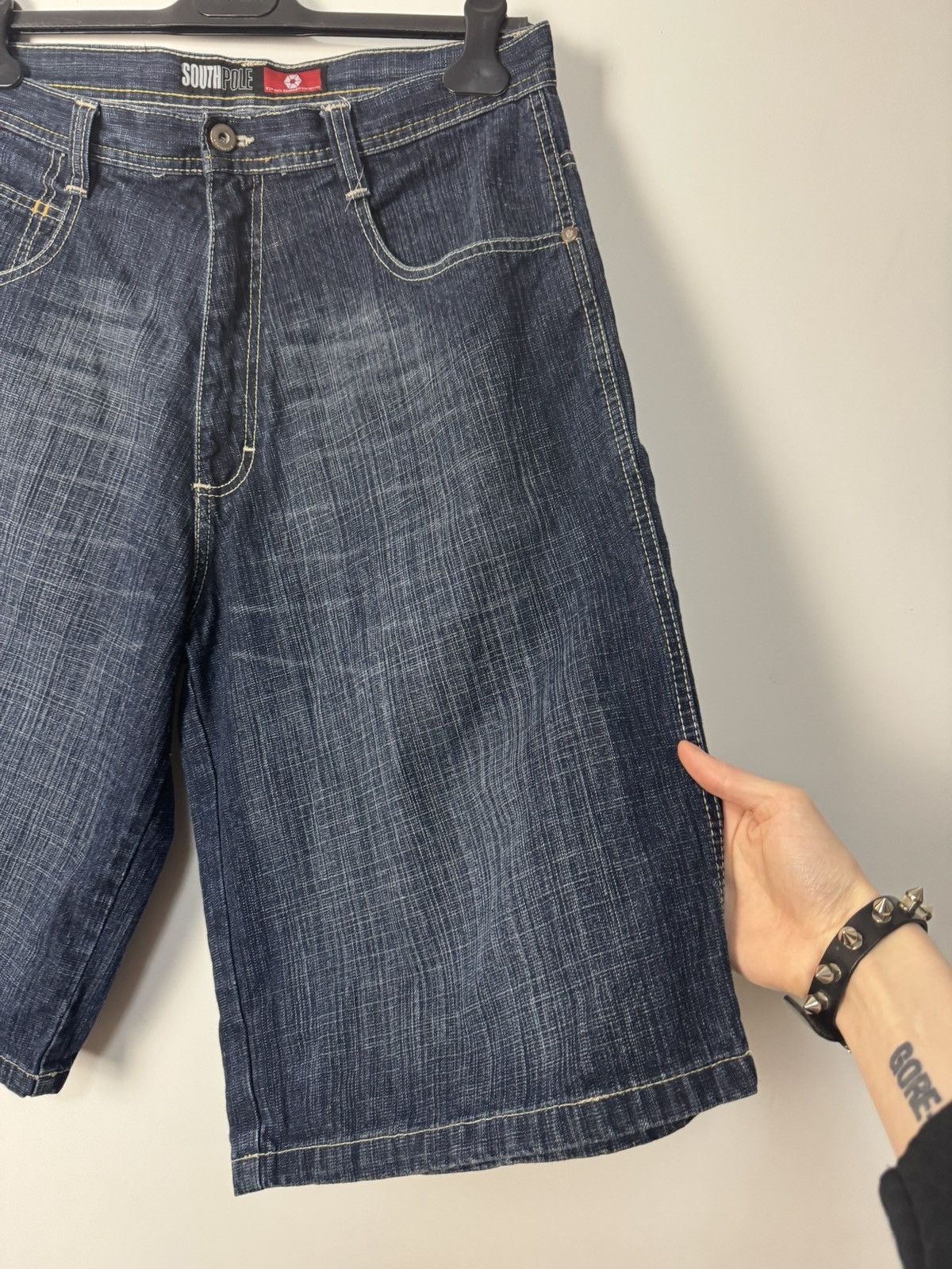 Southpole Vintage Southpole Baggy Denim Shorts Y2K Wide Fit Jorts Size US 32 / EU 48 - 8 Thumbnail