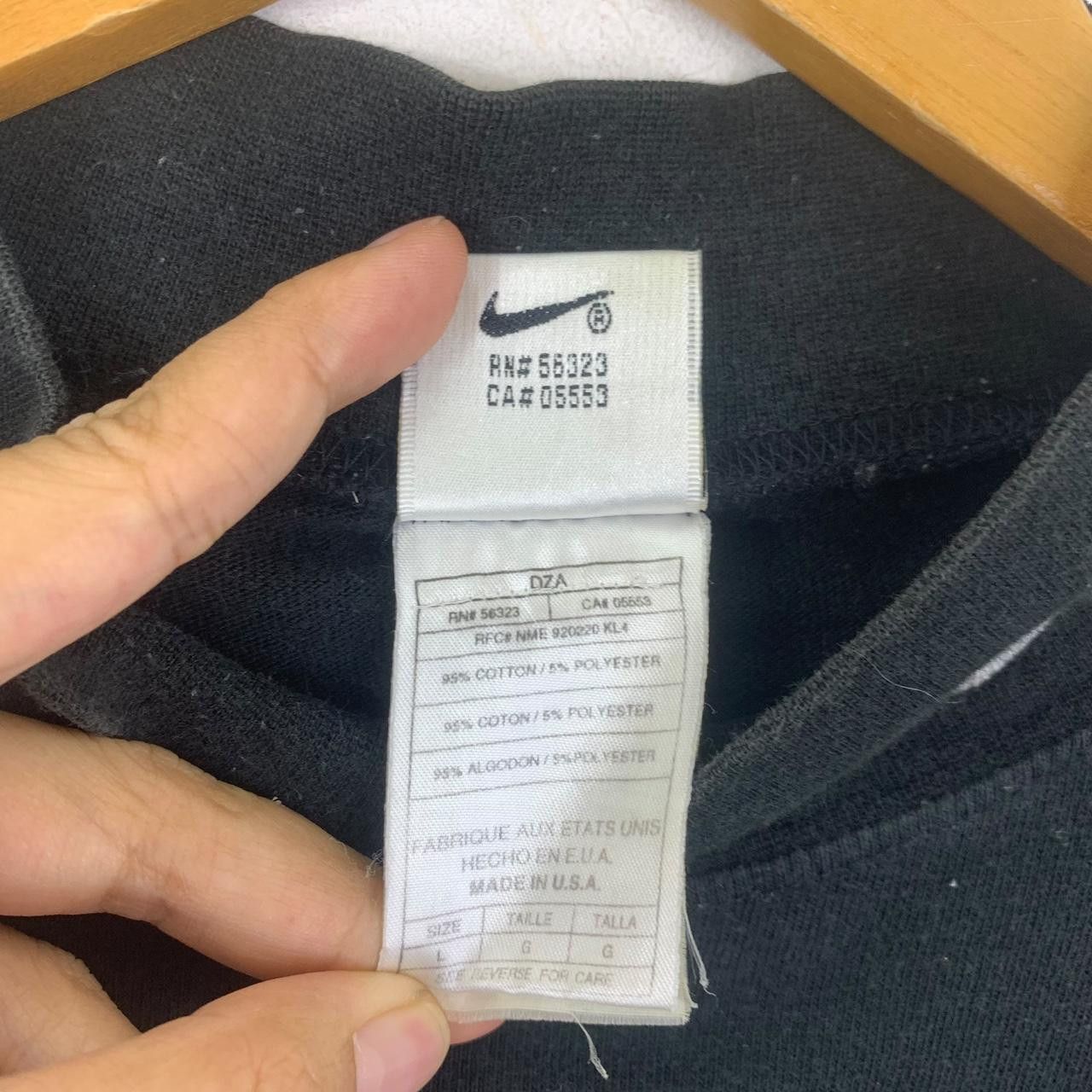 Vintage Vintage 90’ NIKE GREY TAG Embroidered Logo Tee Shirt Top Size US L / EU 52-54 / 3 - 5 Thumbnail