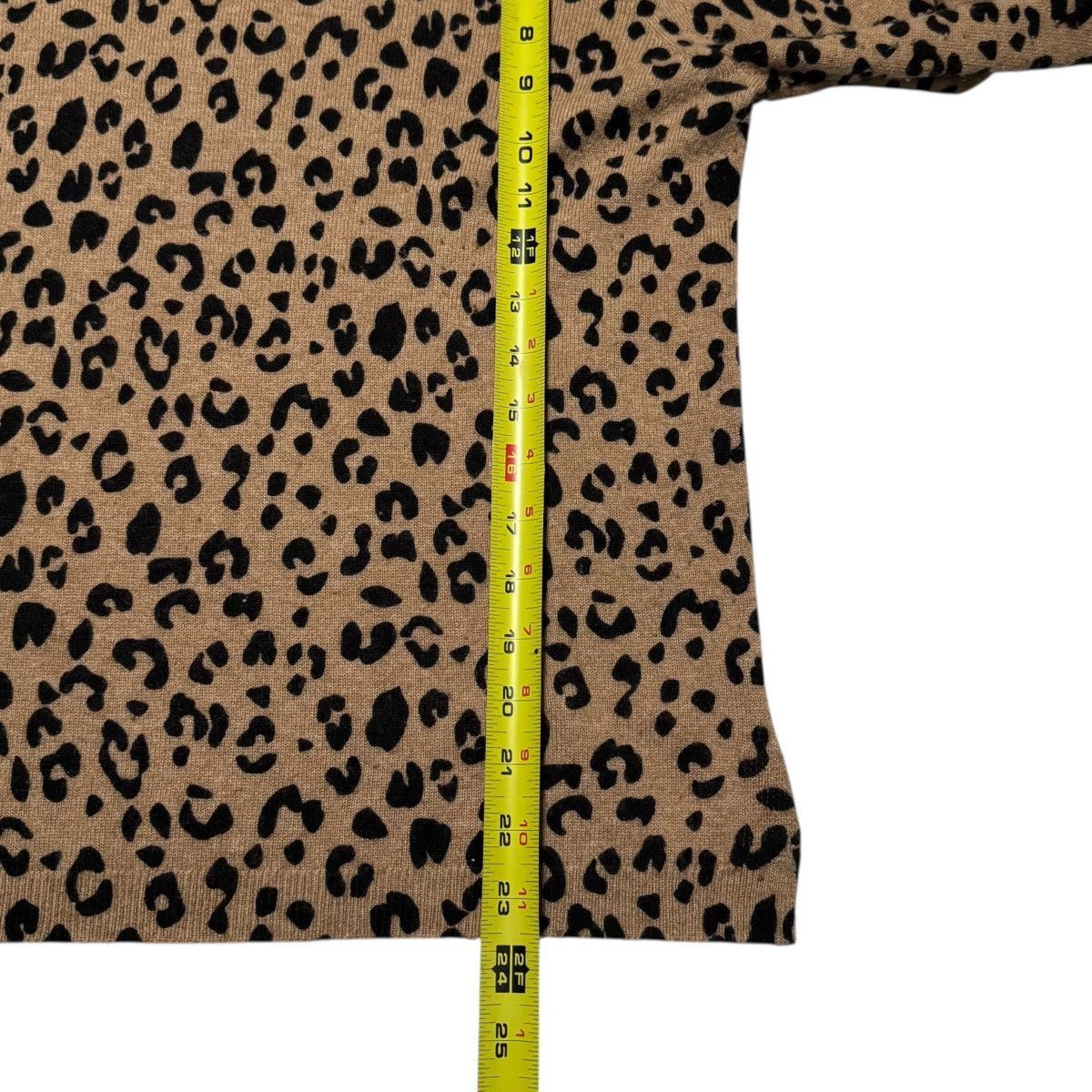 J.Crew J. Crew Leopard Print Cashmere Sweater Women's Large Size L / US 10 / IT 46 - 7 Thumbnail
