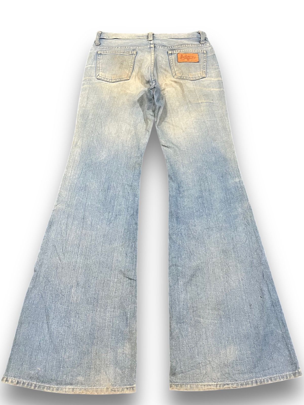 If Six Was Nine Vintage Bobson Flare Bell Bottom RetroFit Denim Size US 30 / EU 46 - 5 Thumbnail