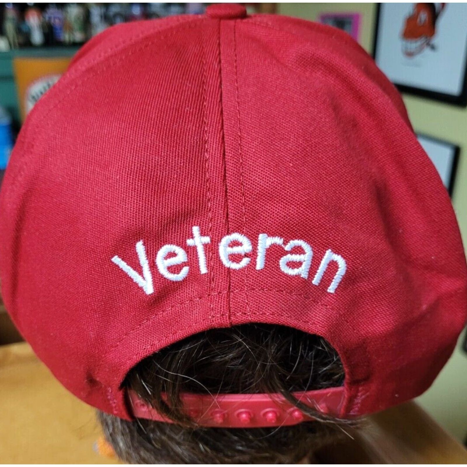 Vintage UAW Local 1435 Toledo Machining Plant Hat Cap Unionwear Red Adjustable Men Ball Cap Veterans (Adults) - One Size Fits Most Size ONE SIZE - 2 Thumbnail