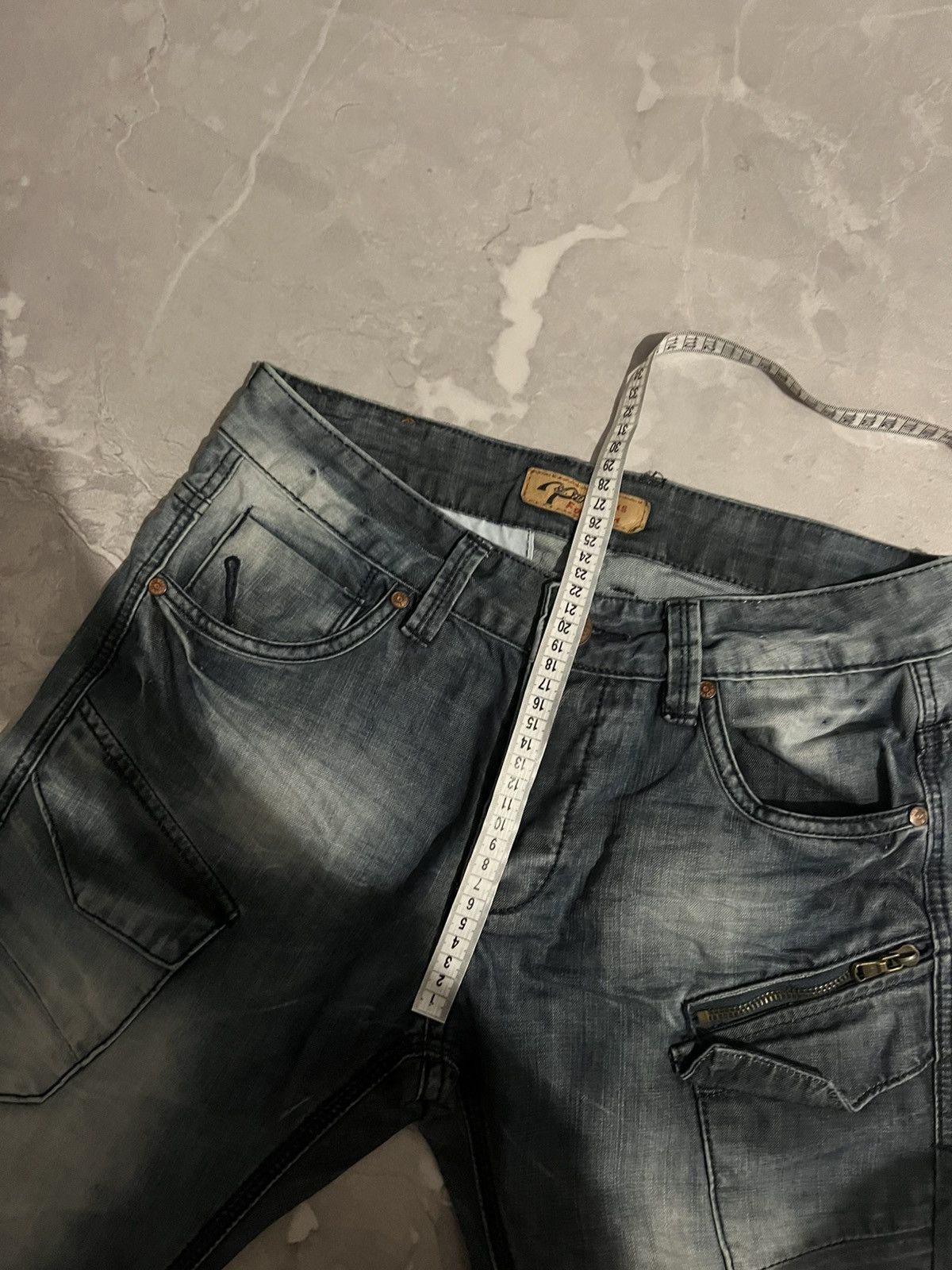 Japanese Brand Japanese Heavily Distressed Slim Sexy Jean Archive 90s Size US 30 / EU 46 - 8 Thumbnail