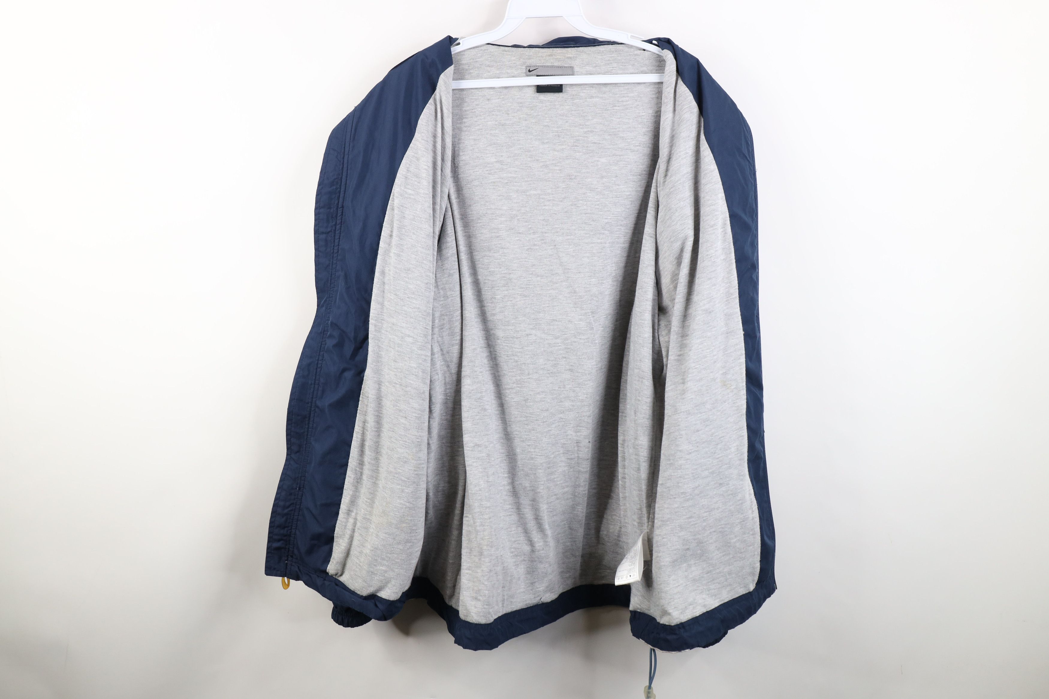 Nike Vintage Nike Scott Mini Swoosh Lined Windbreaker Jacket Blue Size US L / EU 52-54 / 3 - 9 Thumbnail