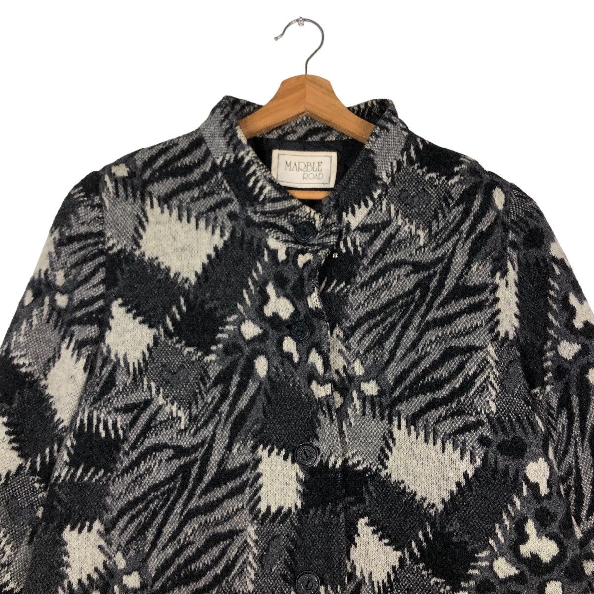 Japanese Brand 🔥Vintage Cropped Wool Jacket Marble Road Dot Issey Miyake Size US M / EU 48-50 / 2 - 3 Thumbnail