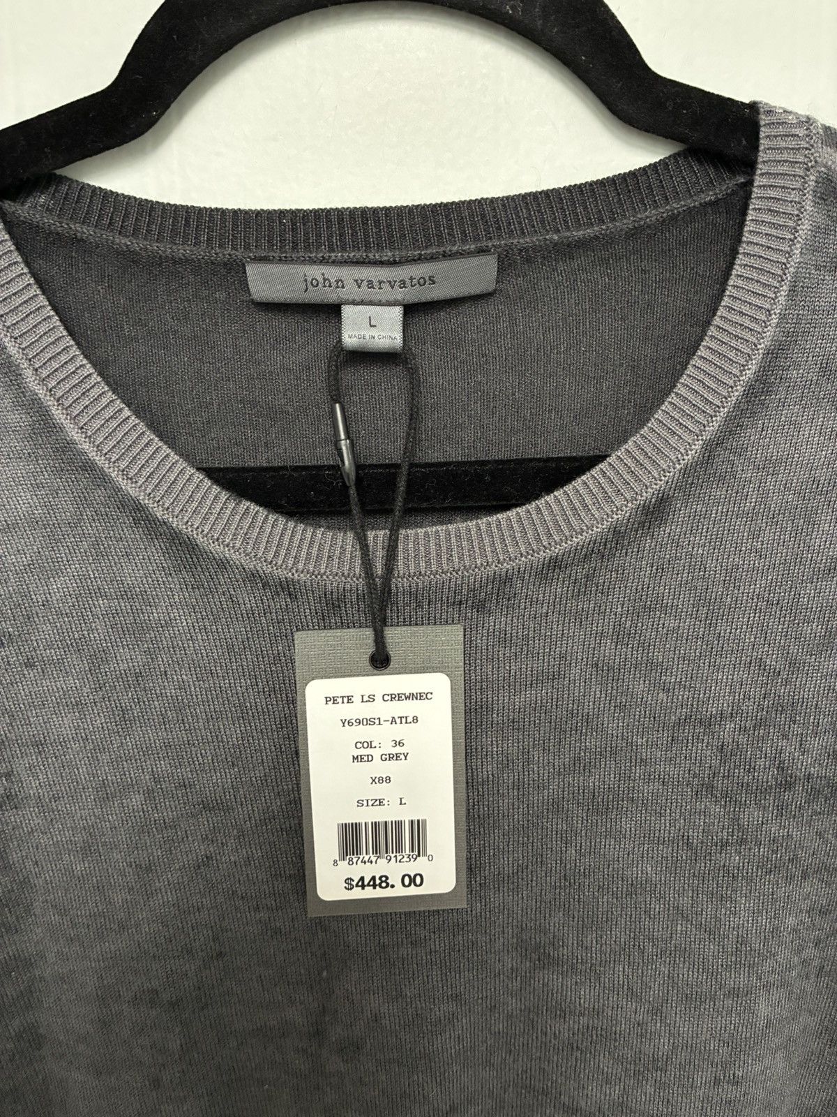John Varvatos Pete Crewneck Sweater Large Size US L / EU 52-54 / 3 - 8 Thumbnail