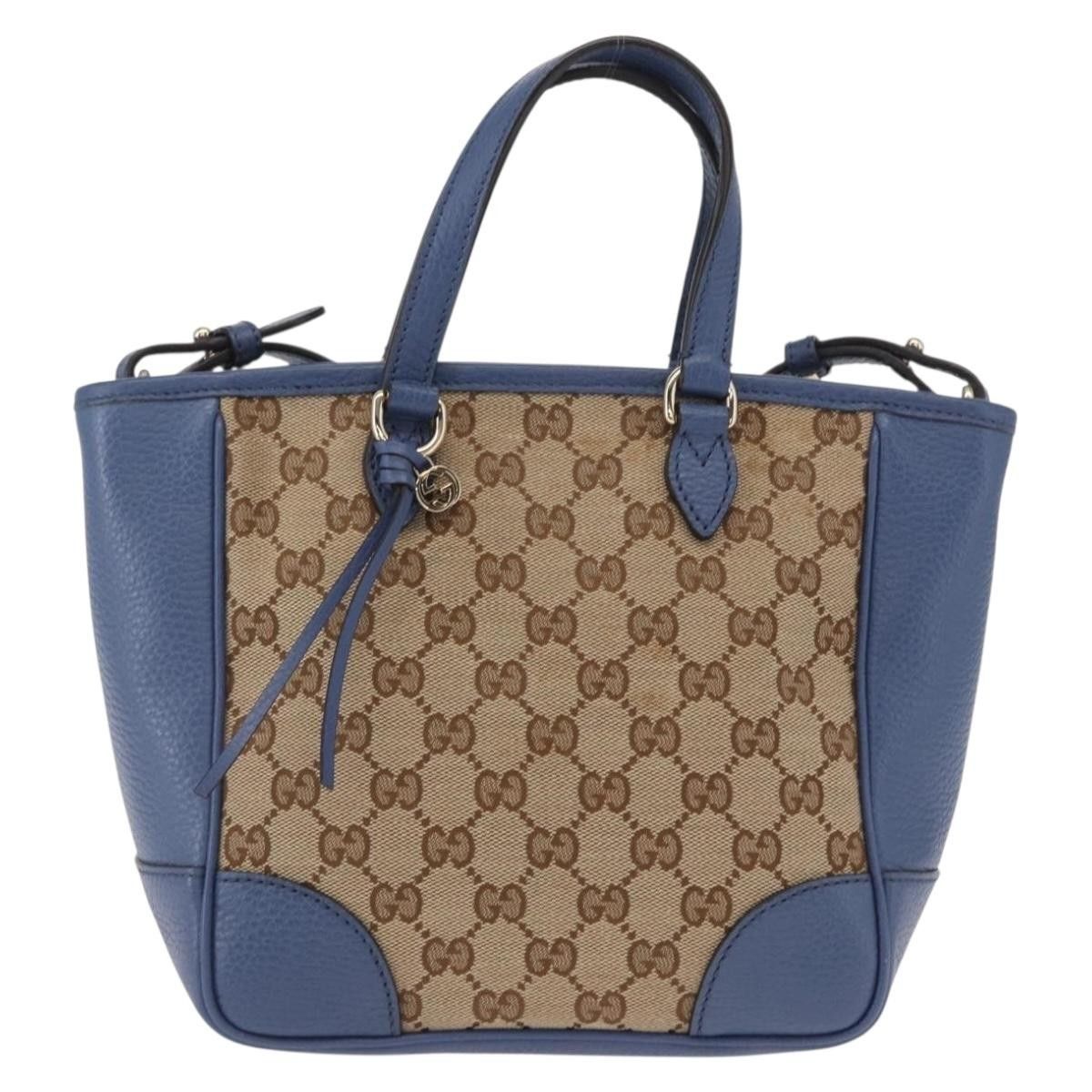 Gucci Gucci Bree Convertible Tote GG Canvas with Leather Size ONE SIZE - 1 Thumbnail