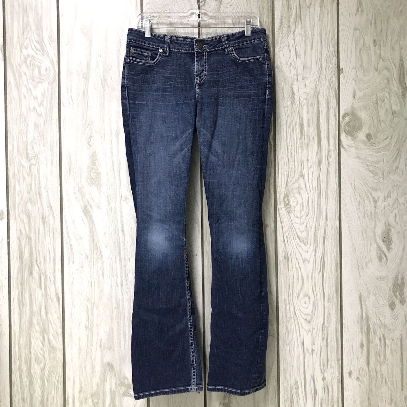 Vintage Buckle Jeans Women Blue Sabrina Mid-Rise Stretch Denim Bootcut 30x33 Pants Bootscut Denim Size 30" / US 8 / IT 44 - 2 Thumbnail