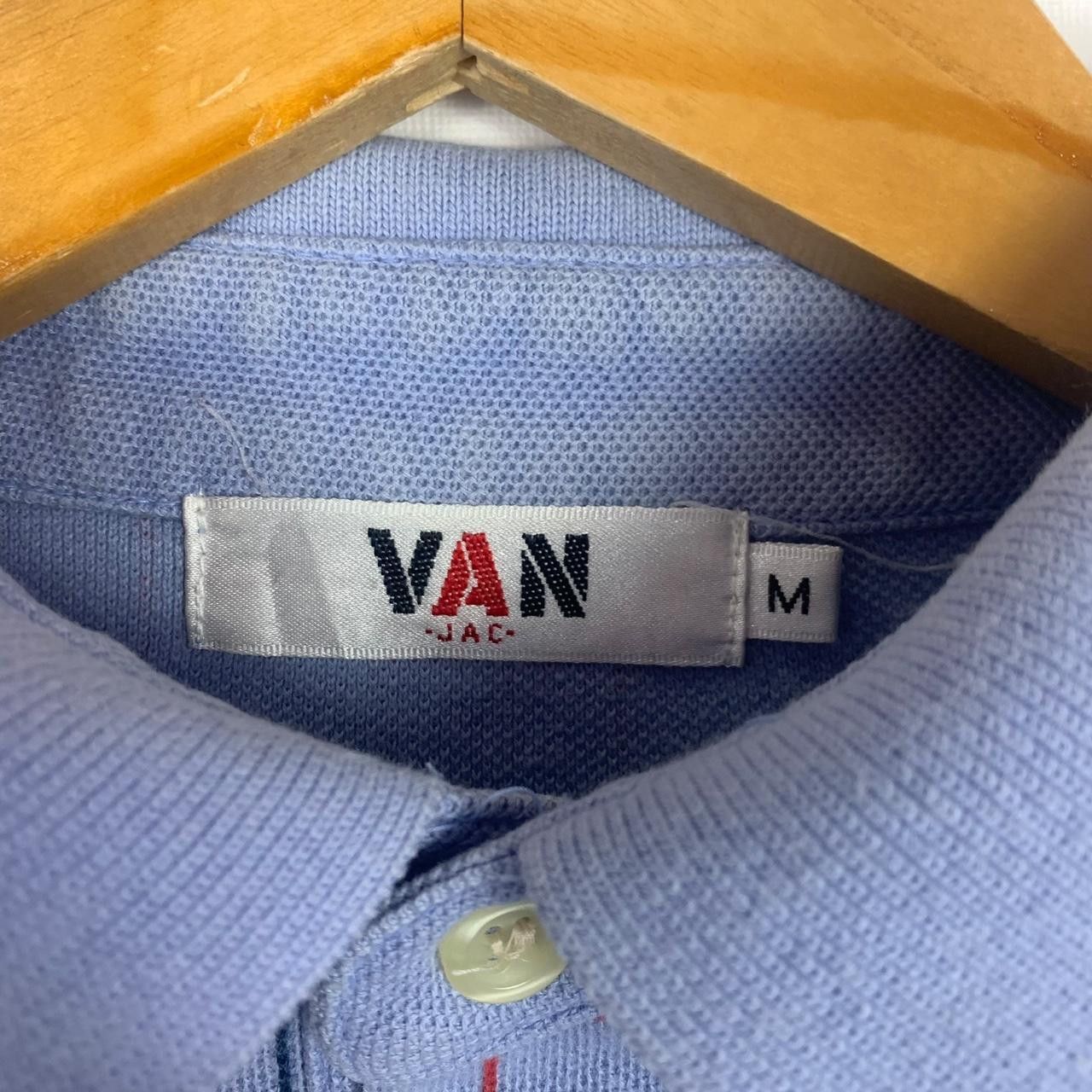 Vintage Vintage VAN JAC JAPAN Plaids Check Tartan Polo Tee Size US M / EU 48-50 / 2 - 3 Thumbnail