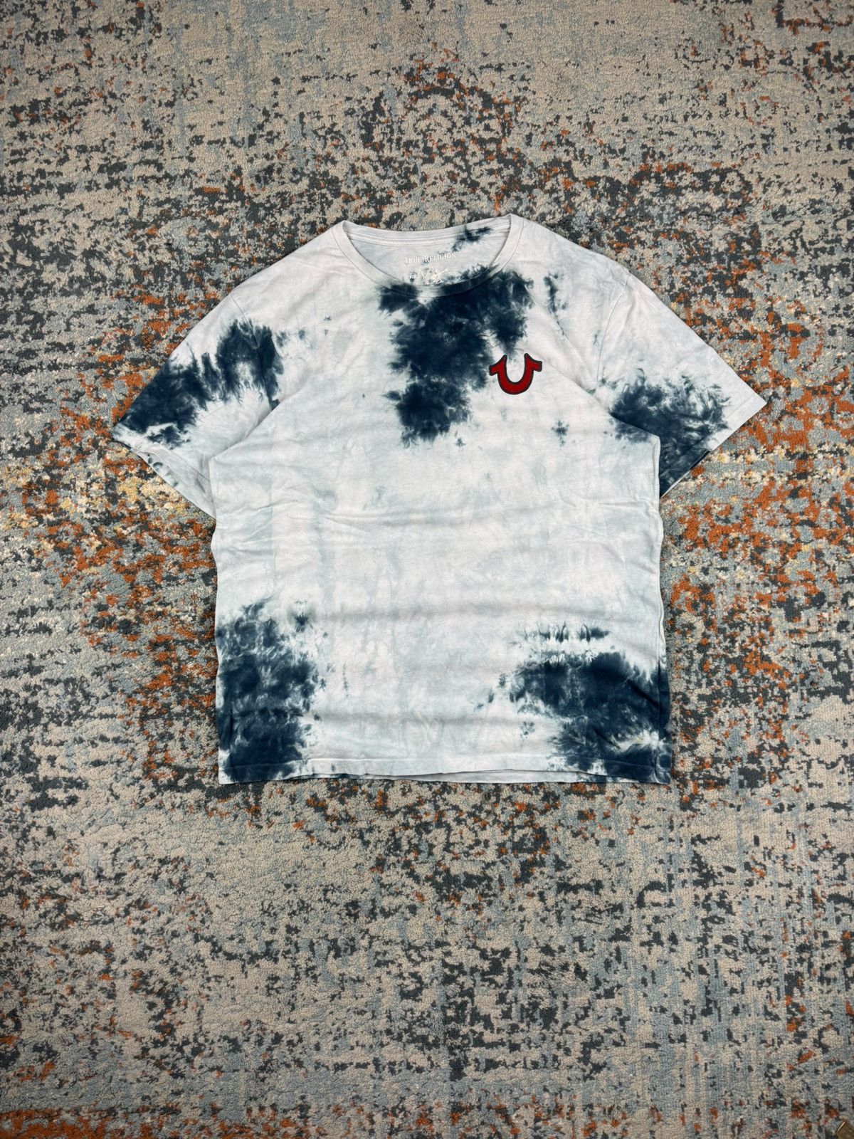 True Religion Vintage Y2K True Religion tie dye horseshoe Buddha tee Size US L / EU 52-54 / 3 - 2 Thumbnail