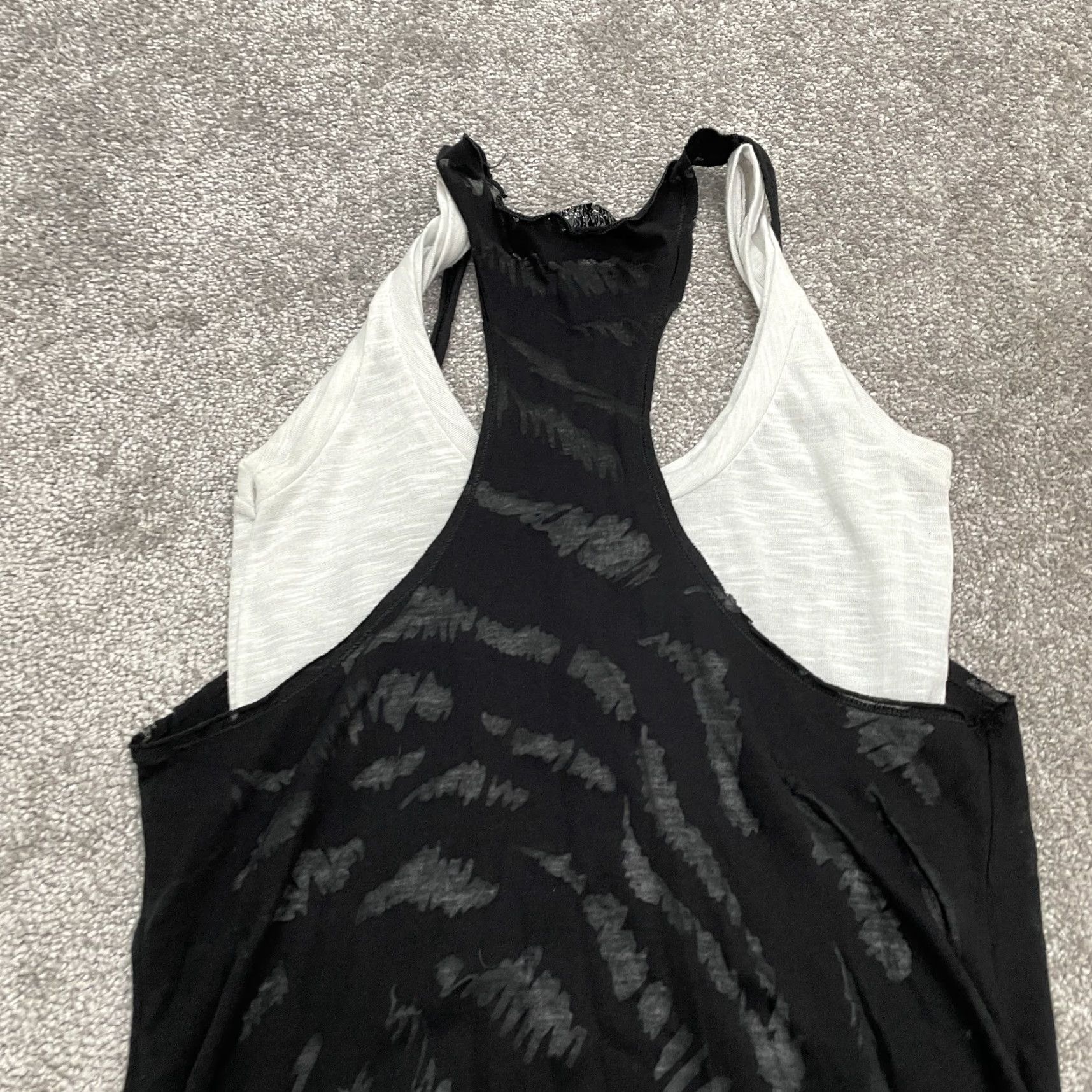 Zara Zara Tank Womens Medium Black White Racerback Casual Lion Size M / US 6-8 / IT 42-44 - 5 Thumbnail