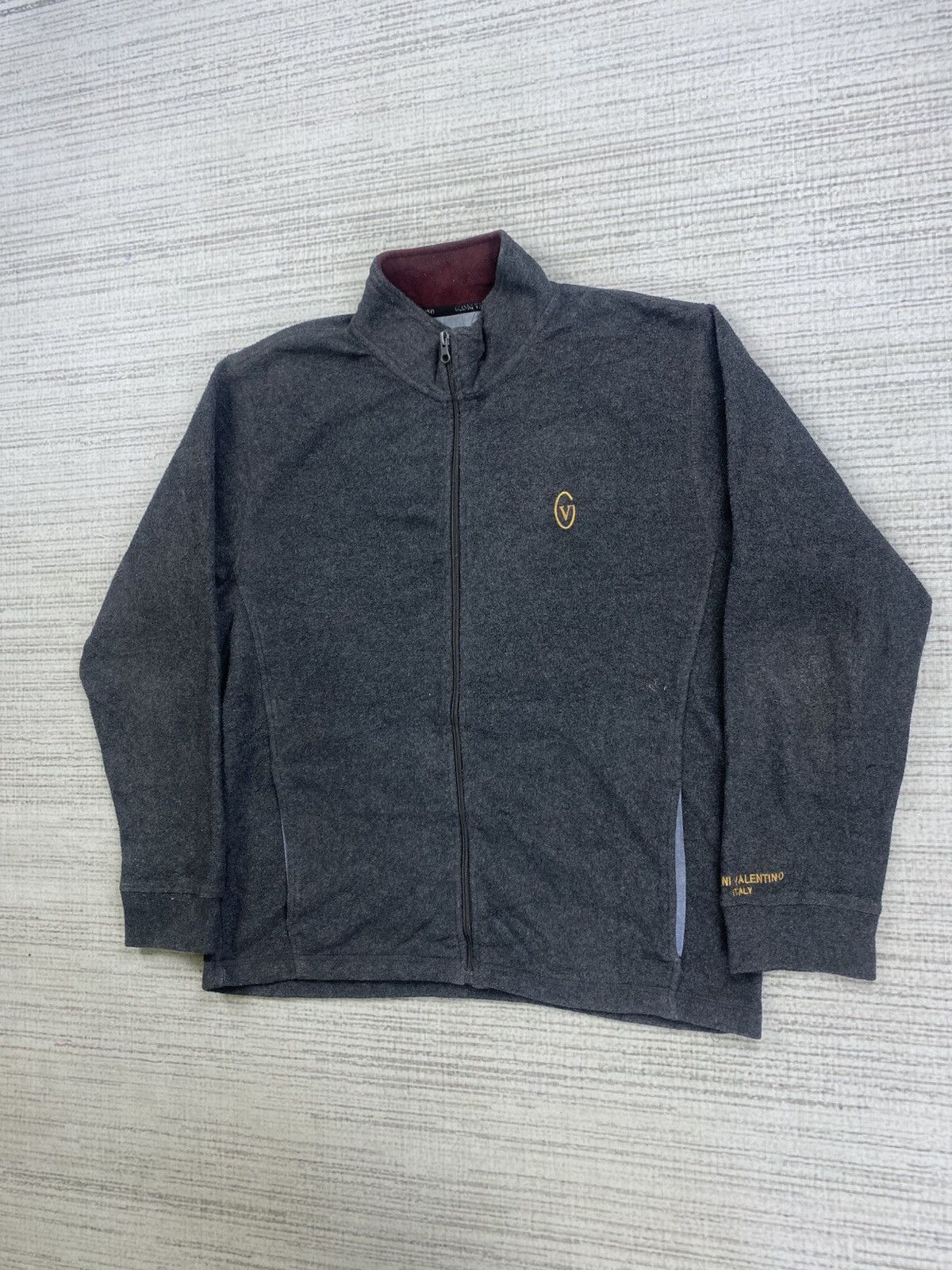 Gianni Valentino × Vintage Vintage Gianni Valentino Embroidery Logo Zipper Jacket Size US M / EU 48-50 / 2 - 4 Thumbnail