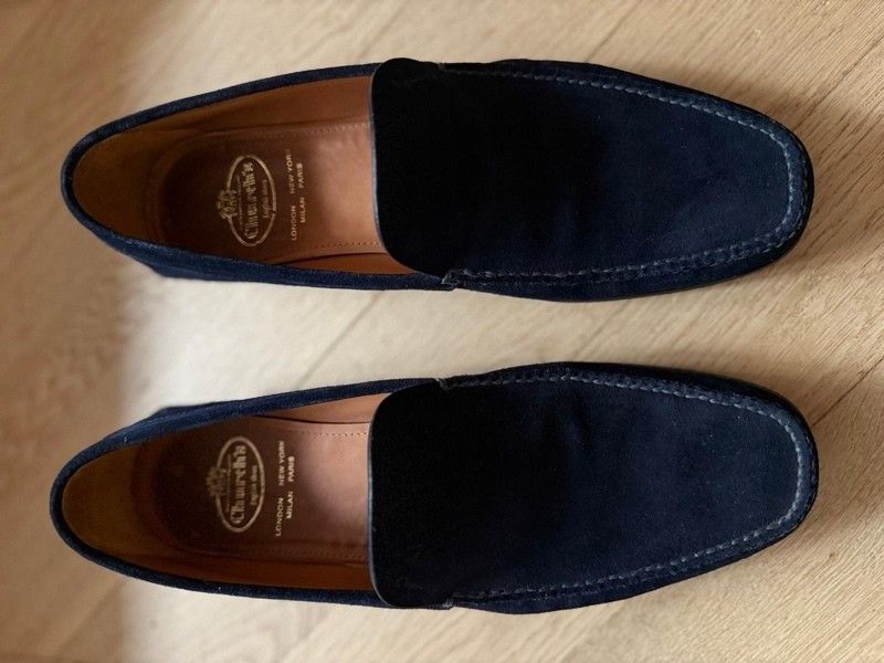 Church's Karl suede loafers without ribbons. Size US 11.5 / EU 44-45 - 4 Thumbnail
