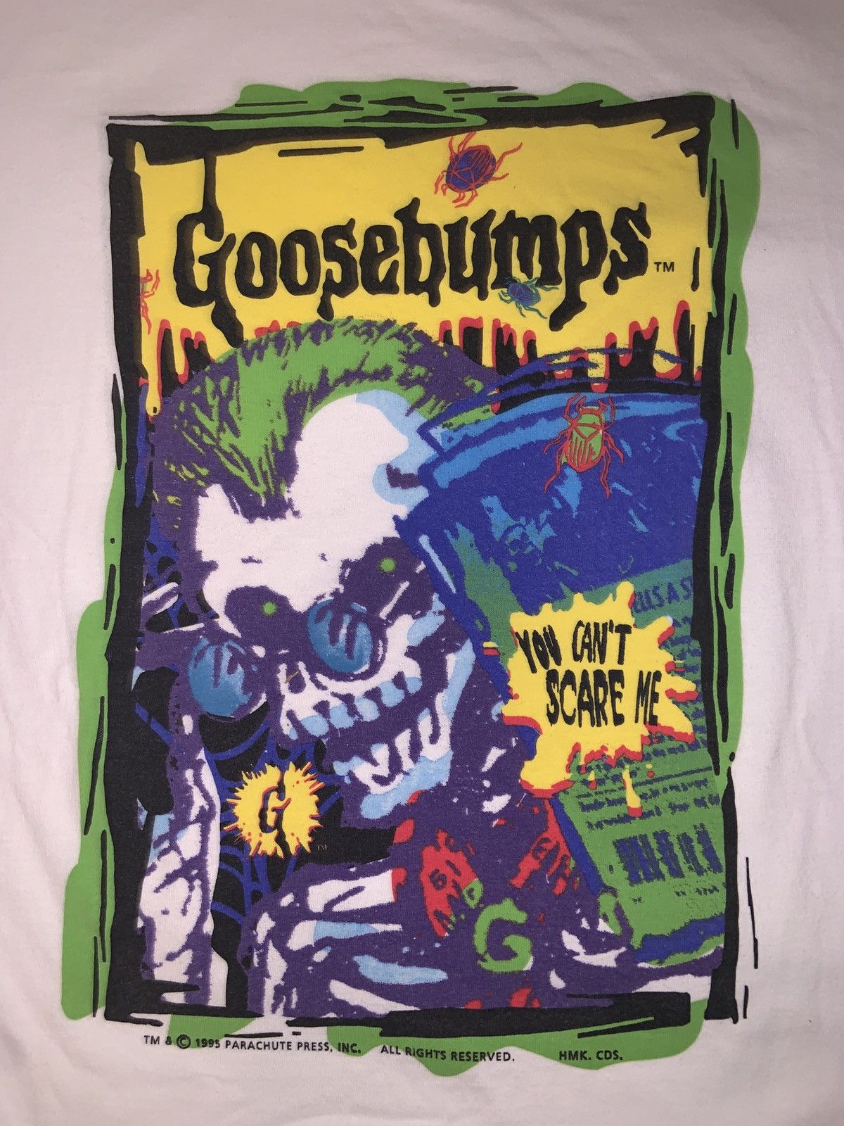 No Fear Vintage Goosebumps 1995 You Can’t Scare Me T - Size XL Size US XL / EU 56 / 4 - 3 Thumbnail