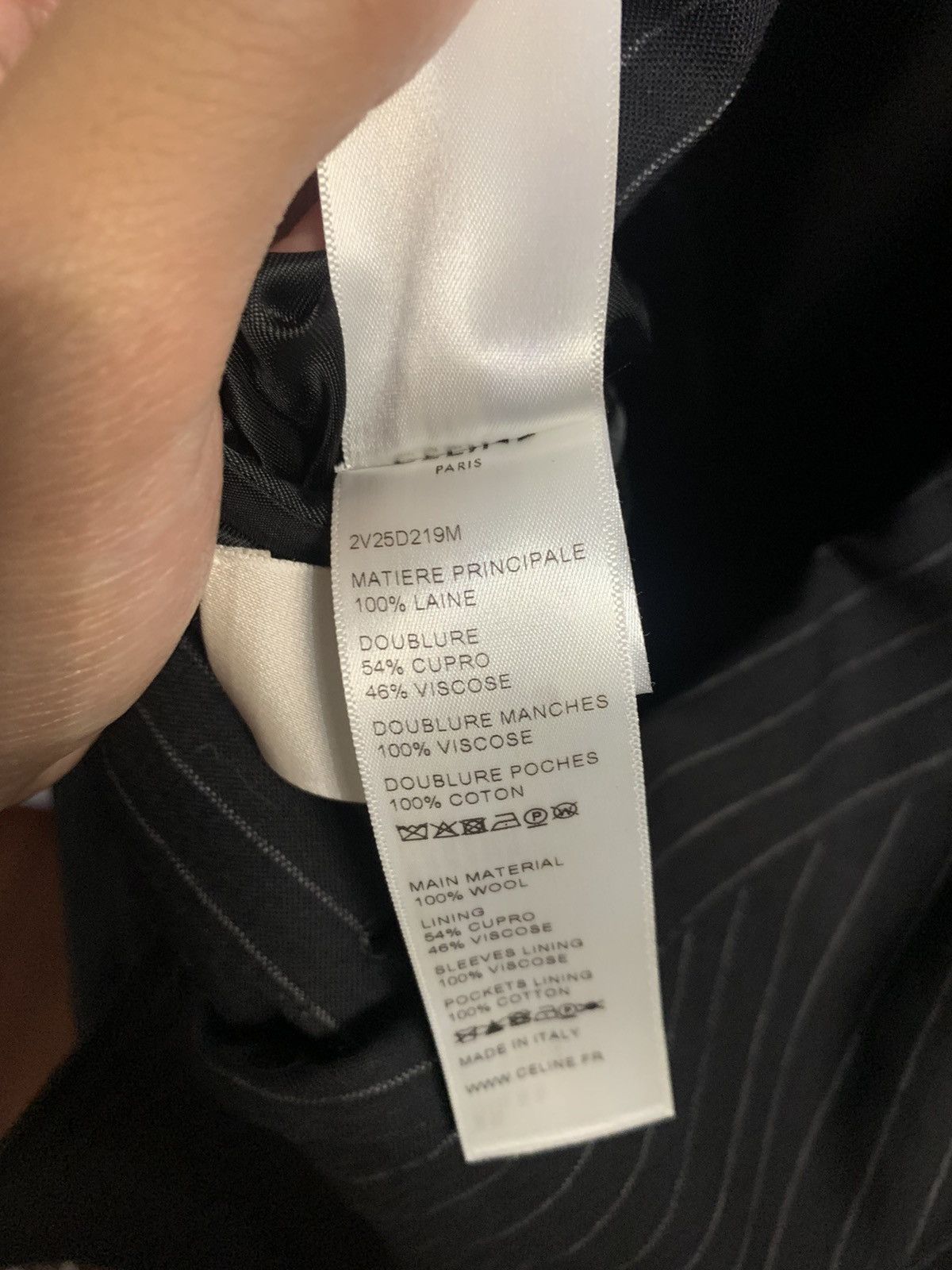 Celine Celine 2024SS Padded Stripe blazer Size US L / EU 52-54 / 3 - 7 Thumbnail