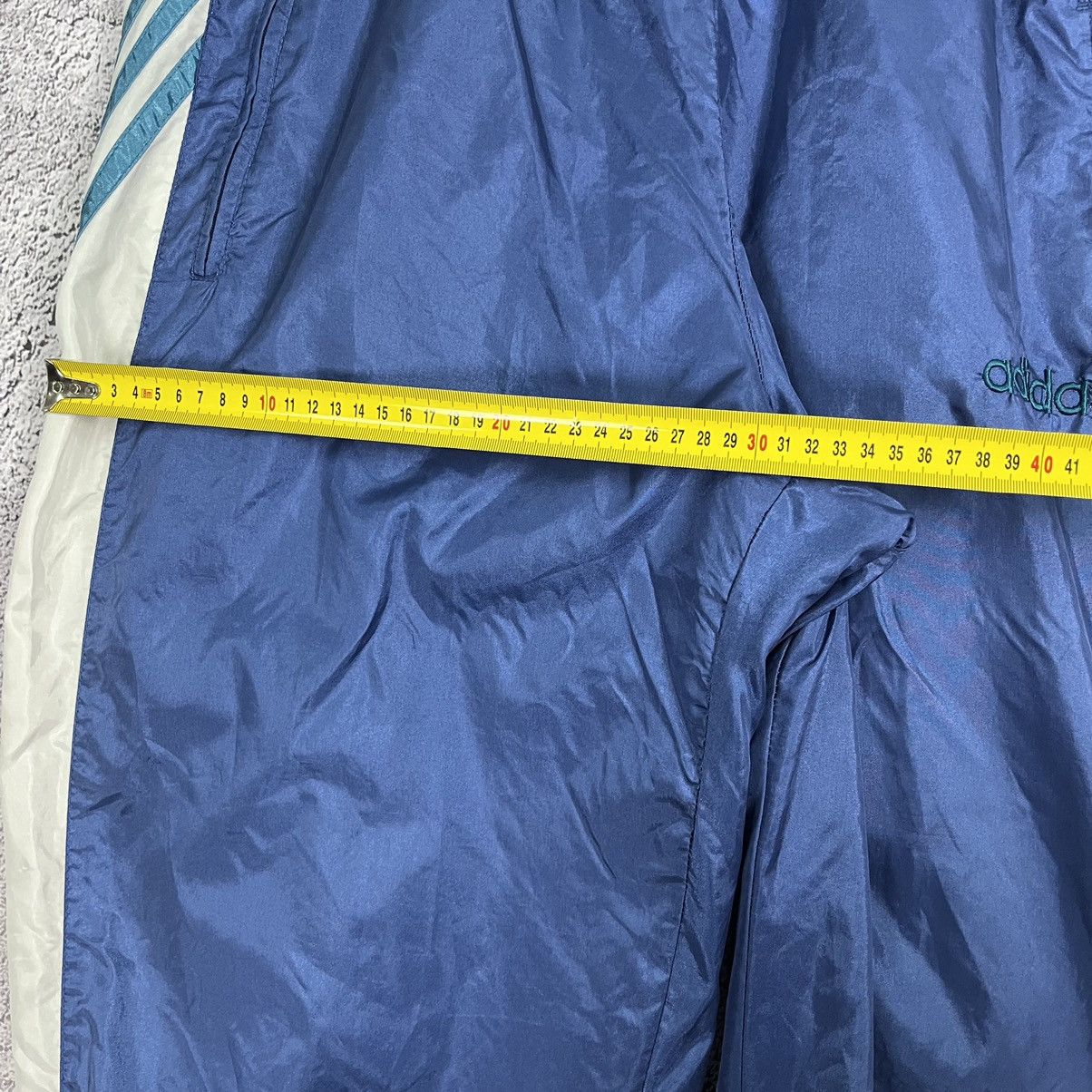 Adidas × Vintage 💧VINTAGE💧Adidas Parachute Sport Three Striped Nylon Pants Size US 36 / EU 52 - 15 Thumbnail