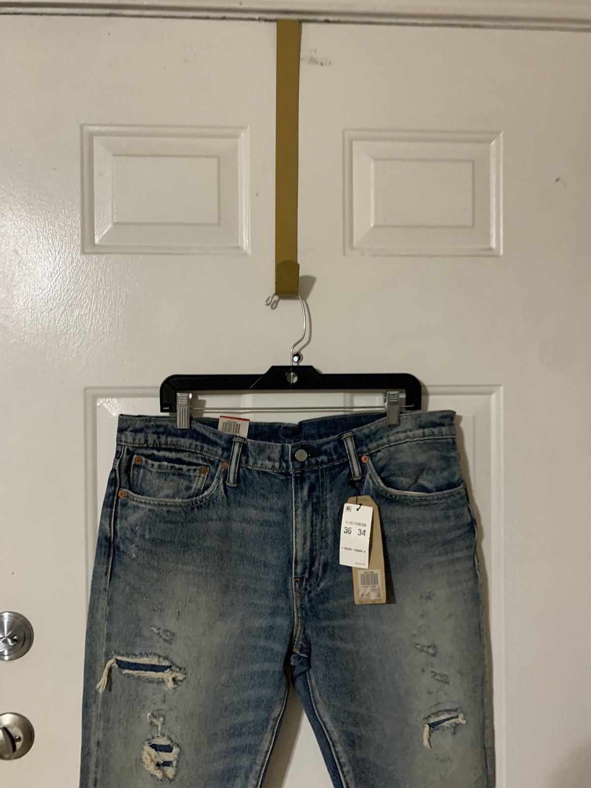 Levi's Warp Stretch straight leg jeans nwt 98.00 Size US 36 / EU 52 - 3 Thumbnail
