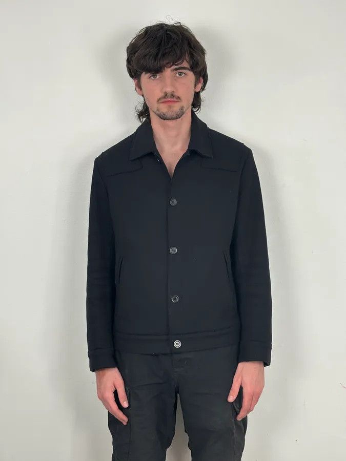 Kenzo Kenzo Black Classy Wool Buttoned Coat Size US S / EU 44-46 / 1 - 2 Thumbnail