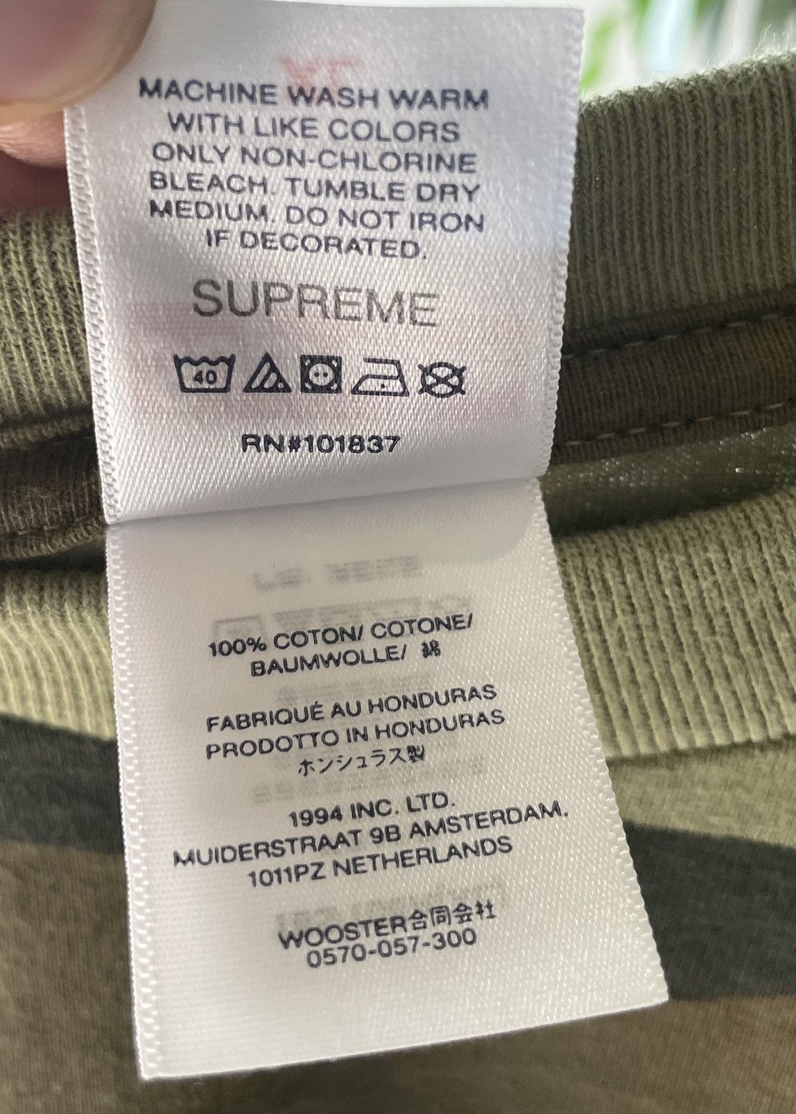 Supreme Supreme Skull Tee 'Woodland Camo' Size US XL / EU 56 / 4 - 4 Thumbnail