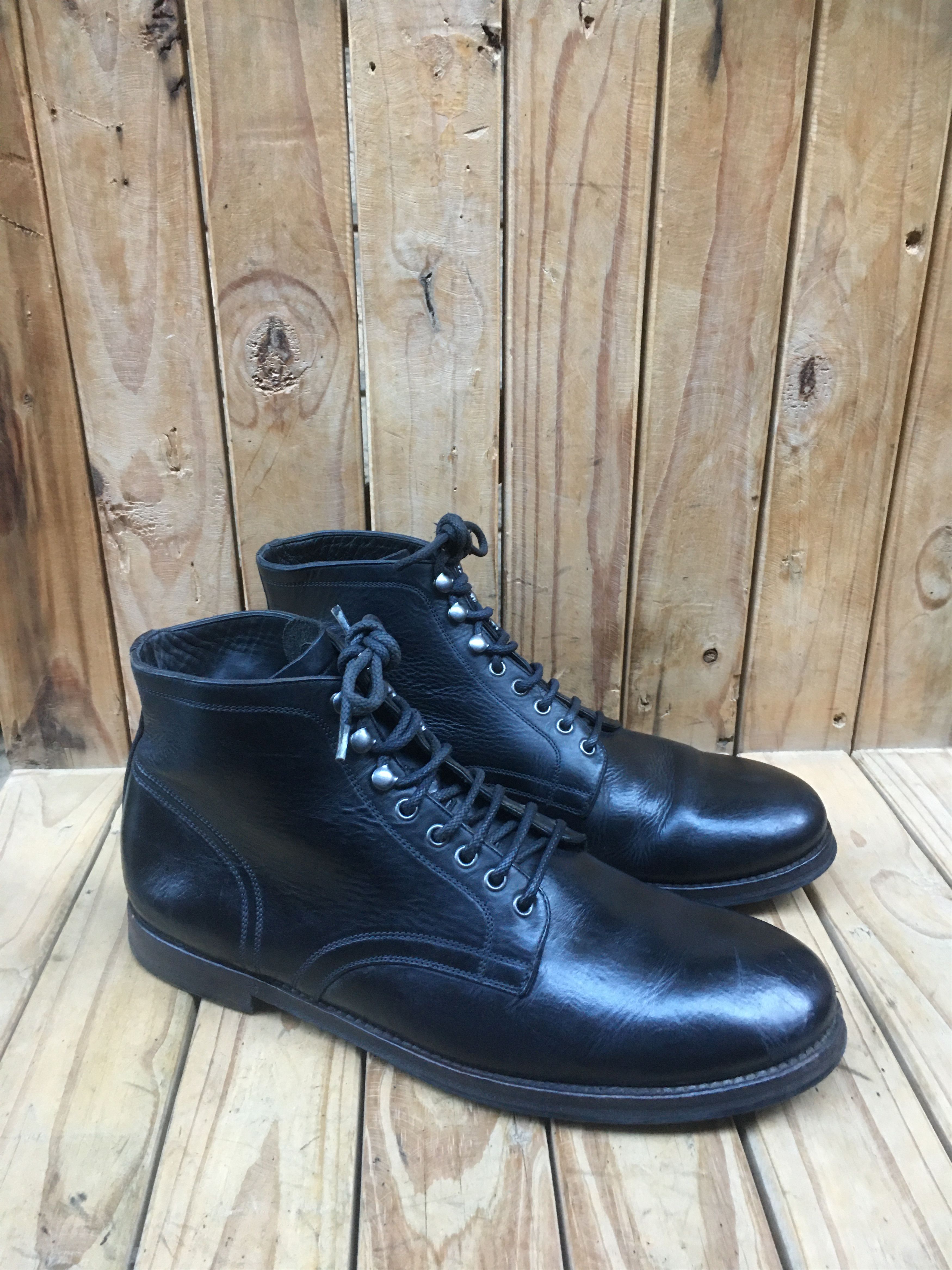 Dolce & Gabbana Dolce & Gabbana black leather boots Size US 12 / EU 45 - 6 Thumbnail