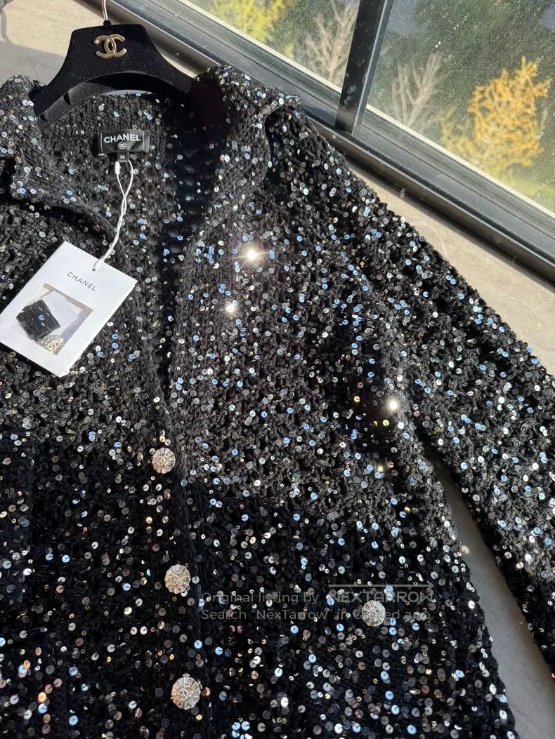 Chanel Chanel 23c sequin cardigan coat Size XS / US 0-2 / IT 36-38 - 5 Thumbnail