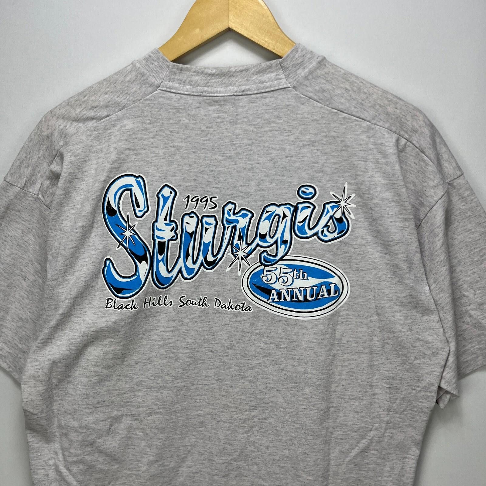 Harley Davidson Vintage Sturgis Harley 1995 Ralley T Shirt XL Black Hills Size US XL / EU 56 / 4 - 5 Thumbnail